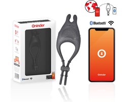 ONINDER - PAMPA RECHARGEABLE ADJUSTABLE VIBRATOR RING WITH CLITORIS STIMULATOR 10 SPEED - FREE APP | COCKRING | VIBREREND COCKRING | PENIS RING | SEKSSPEELTJES VOOR KOPPELS | SEKSSPEELTJES VOOR MANNEN