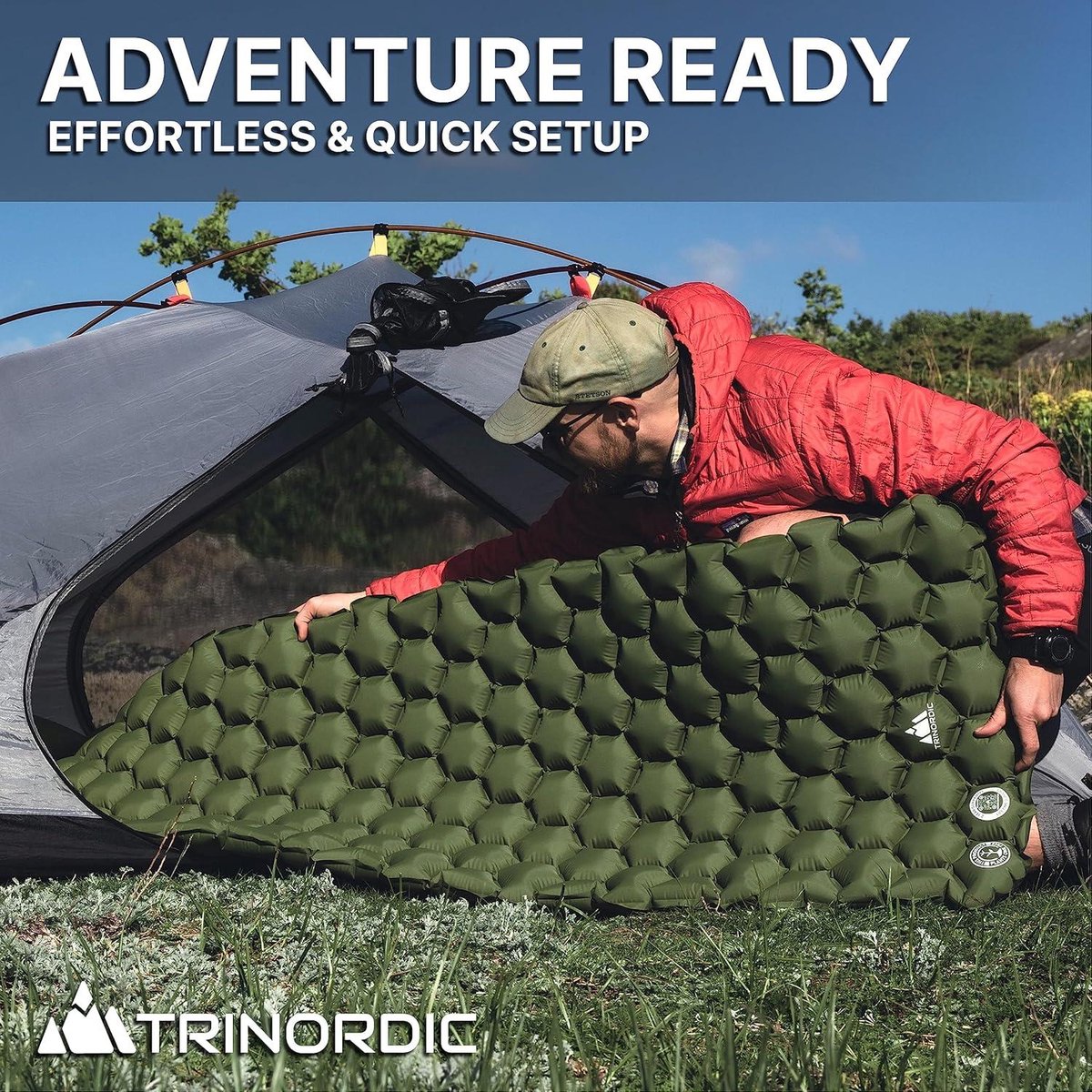 Sac De Gonflage Spécial Tapis De Camping Trinordic - Buse 17mm - Pratique Et Léger