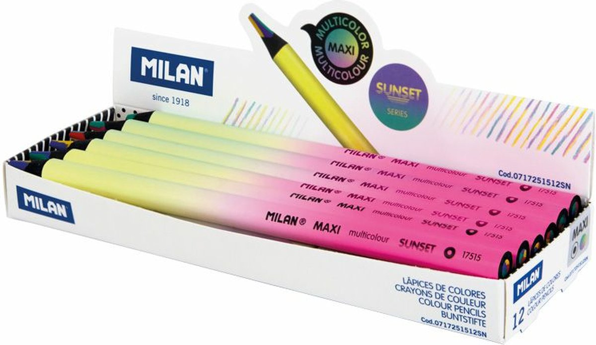 Milan MAXI Meerkleurig 12 stuk(s)