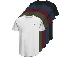 Jack & Jones Premium T-shirts 5-pack Effen T-shirts