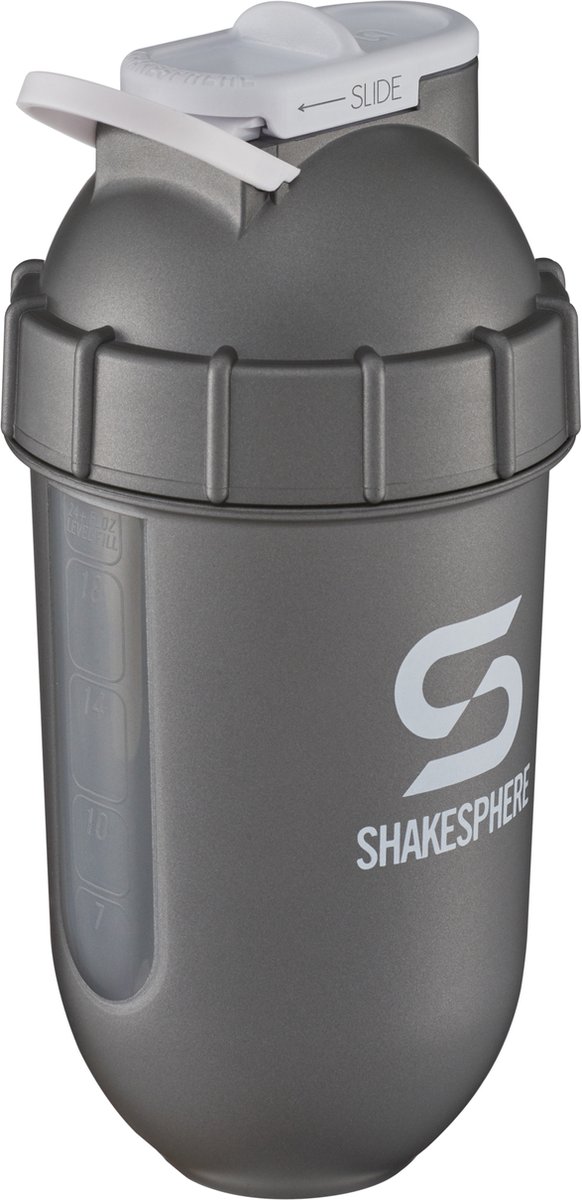 Tumbler View (700ml) Gun Metal / Clear Window