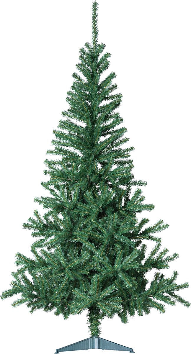 Bol.com JJA - Kunstkerstboom groen op voet 150 cm voor Kerstmis aanbieding