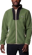Columbia Sequoia Grove™ Full Zip Fleece Men's Outdoorvest - Canteen, Black, Ancient Fossil - Maat XXL