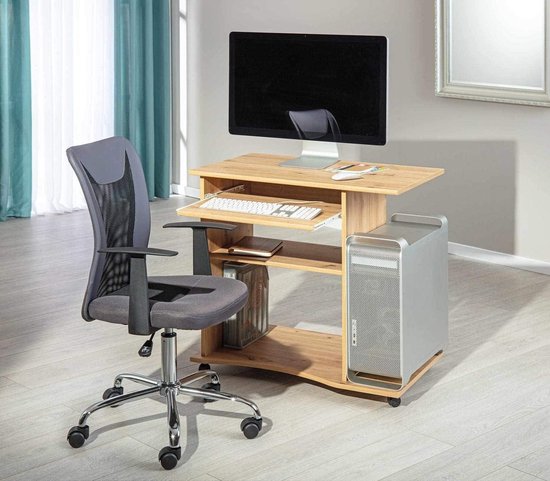 Hoekbureau Computer Laptop MDF Ambachtelijke Eikenlook 80 X 50 X 75 hoekbureau-computer-laptop-mdf-ambachtelijke-eikenlook-80-x-50-x-75