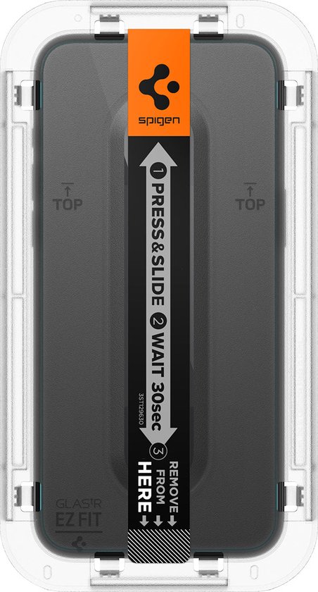 Spigen EZ Fit Screen protector geschikt voor iPhone 15 Pro Max met installatie tools - 2 Stuks