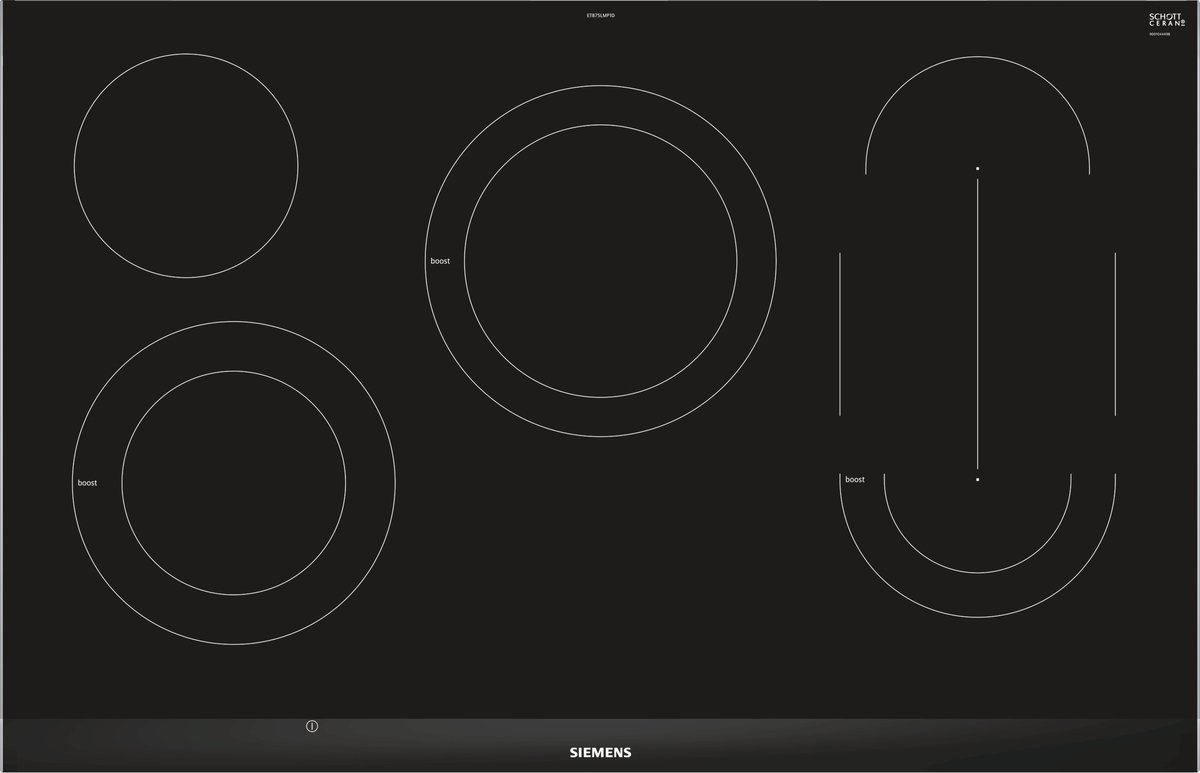 Siemens iQ500 - Keramisch - 80 cm