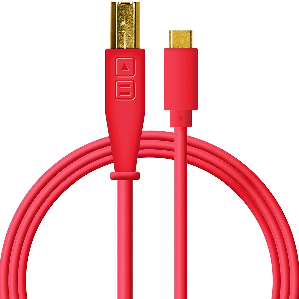 Hoogwaardige neongroene USB-C kabel - 15m lang - met vergulde contacten