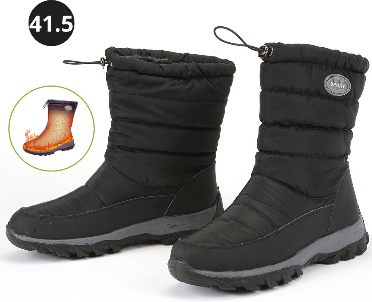Nivard Snowboots Wintersport Sneeuwboots Ski Gadgets Voor Dames Sneeuwschoenen Zwart