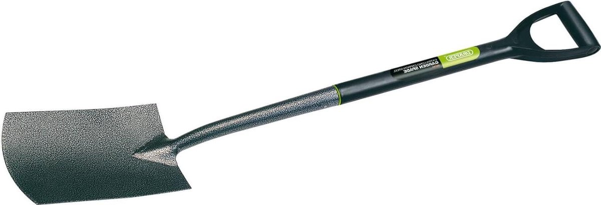 Bijzonder lange spade van koolstofstaal - extra stevigheid