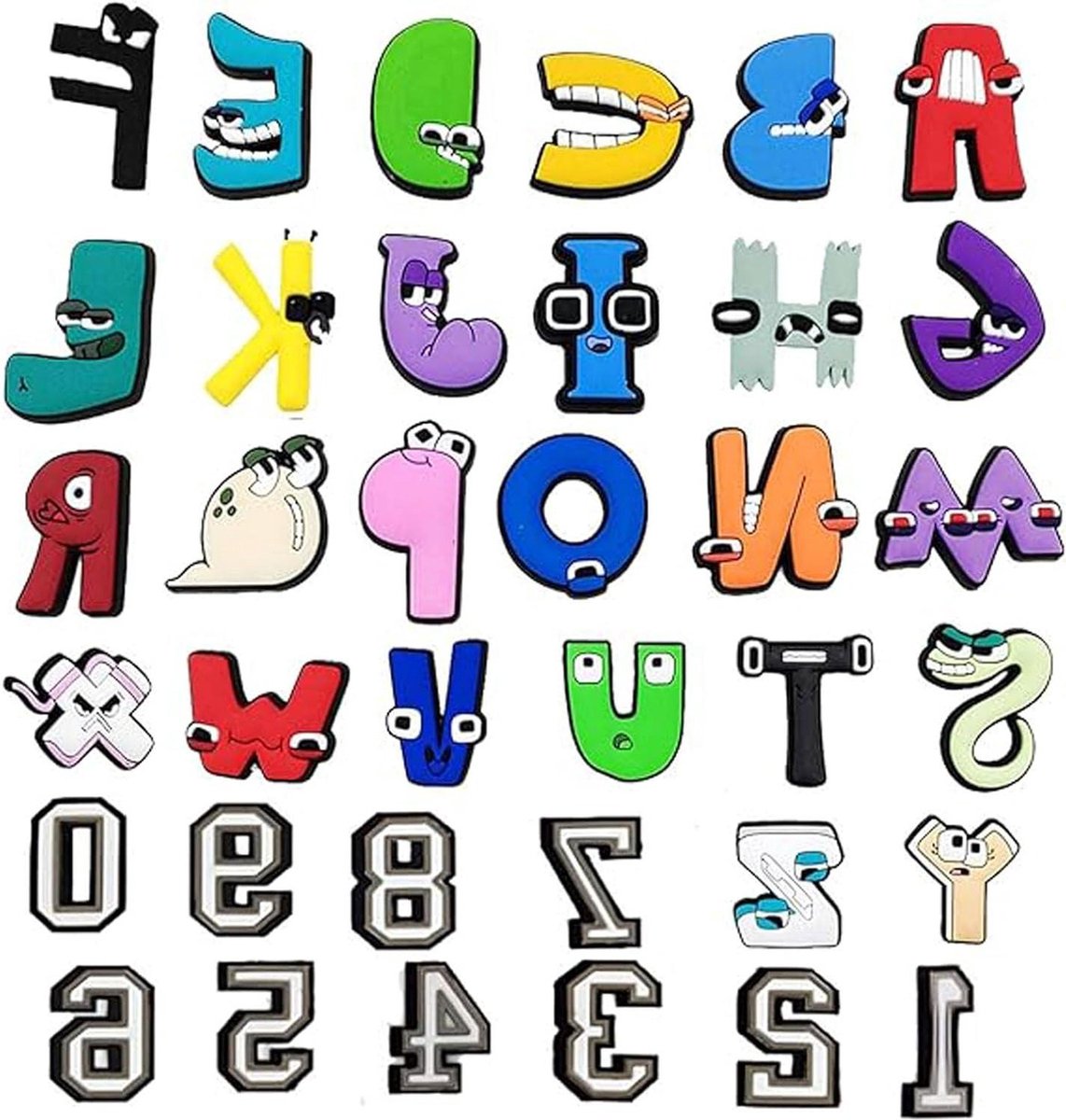 Schoenbedels verschillende decoraties voor tieners en volwassenen, klompaccessoires, feestcadeau, Rubber