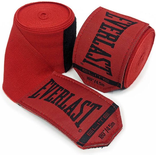 Foto: Everlast elite handwraps red 457cm standaard