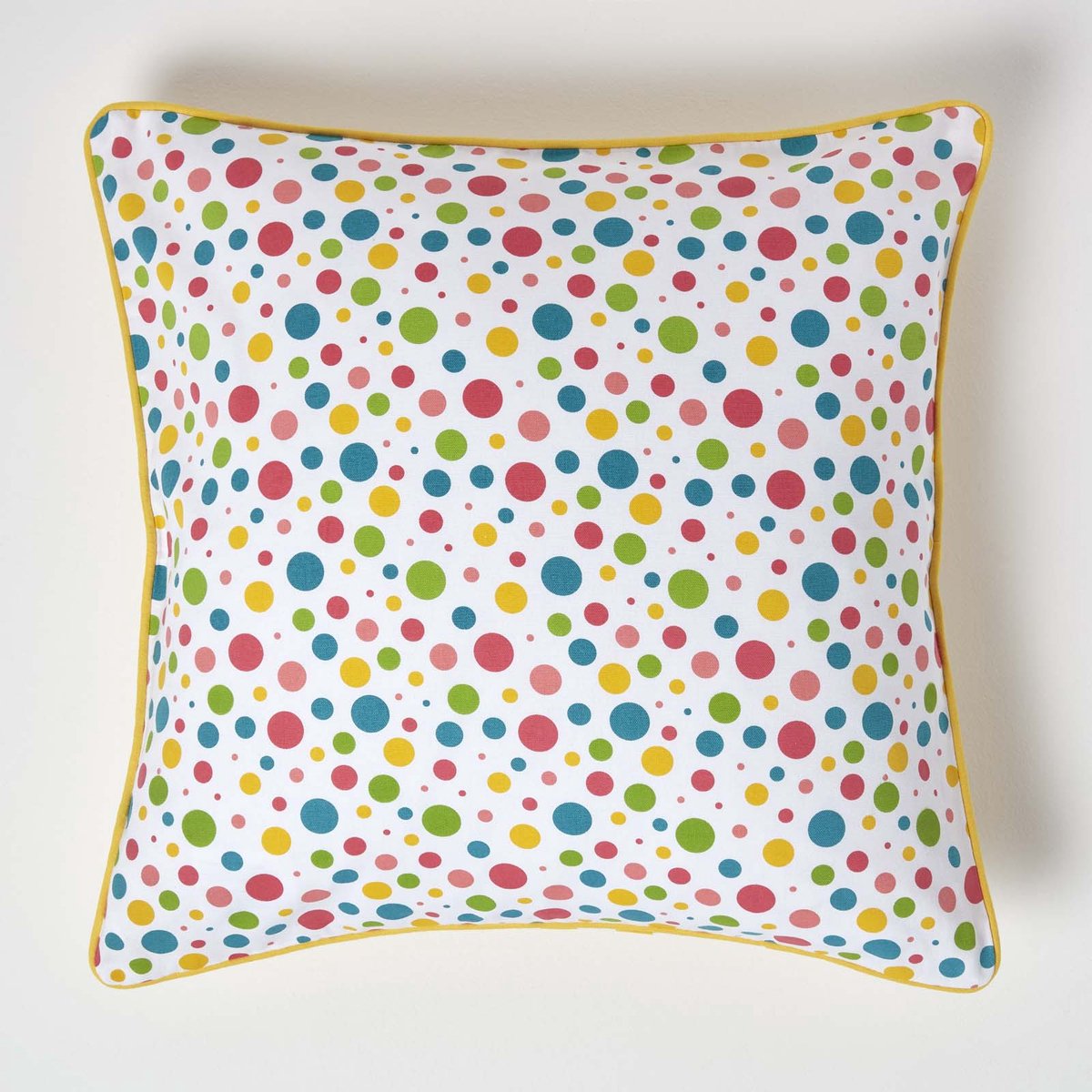 Homescapes Katoenen kussenhoes met stippen, 60 x 60 cm Multi