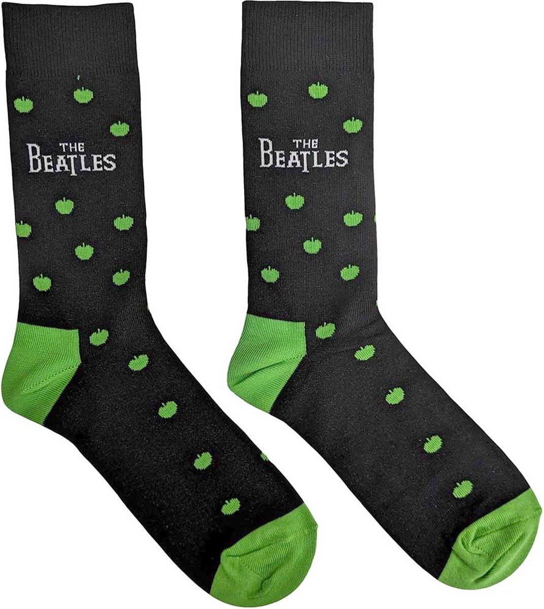 The Beatles - Drop T & Apples Sokken - EU 39-45 - Zwart