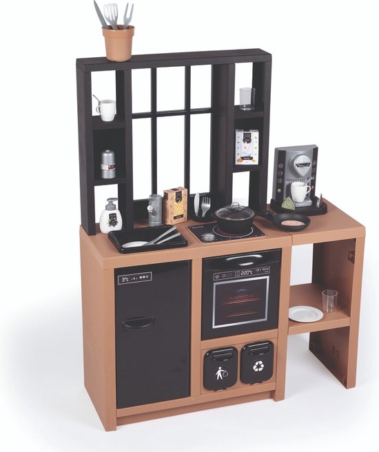 Smoby - Loft Keuken Bruin - Speelkeuken