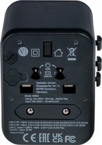 Bol.com Verbatim 49544 Reisstekker Universal Travel Adapter UTA-02 PD20W / QC / 1xUSB / 1xType-C aanbieding