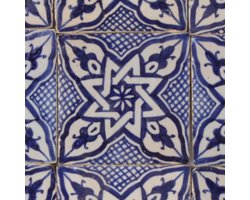 Handbeschilderde tegel Daya