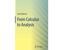 Omslag van From Calculus to Analysis