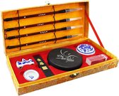 Chinese kalligrafie borstel Kit Set van 10 met inkt Stick & Ink Stone voor Sumi-e schilderen - S-F-Z1 Bamboo Pen