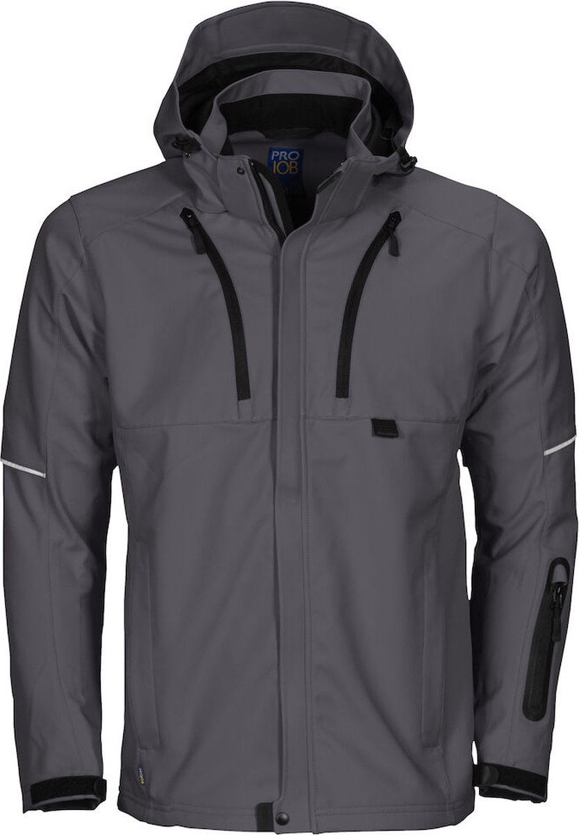 ProJob 3406 SOFTSHELL JAS 643406 - Grijs - 4XL