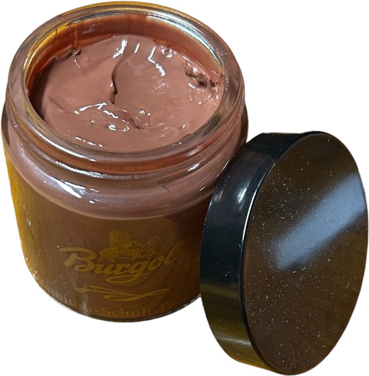 Burgol Shoe Pomade - Kleuropfrissende en verzorgende schoencrème - 100ml - (022) Middenbruin