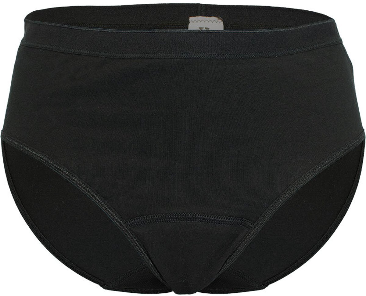 Menstruatie taille slip - Period menstruatie ondergoed - regular - Incontinentie ondergoed - Zwart / M
