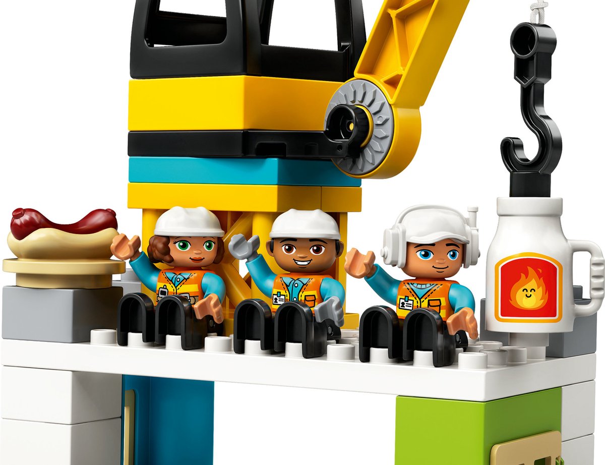 LEGO DUPLO Torenkraan & Bouwterrein 10933 — afbeelding 15