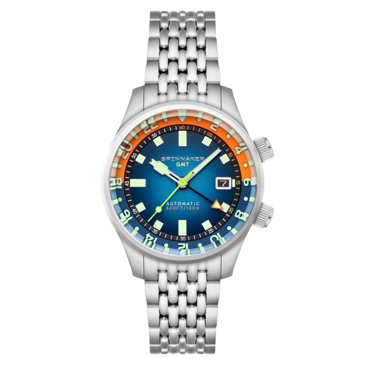 Spinnaker - SP-5121-AA - Polshorloge - Heren - Automatisch - Bradner GMT