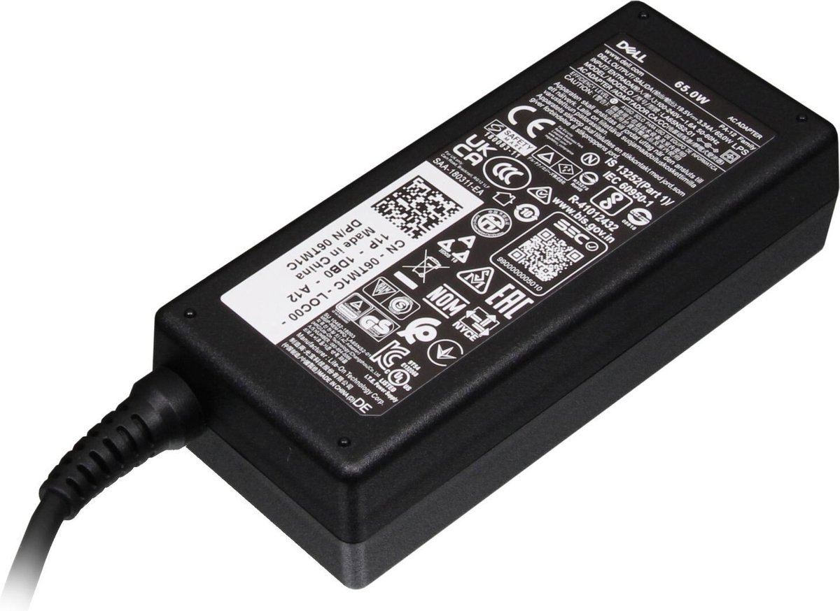 Dell PA12 oplader 65W - klein