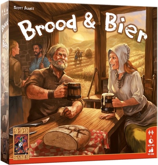 Foto: 999 games brood bier bordspel strategisch spel 2 spelers gezelschapsspel kerstcadeau