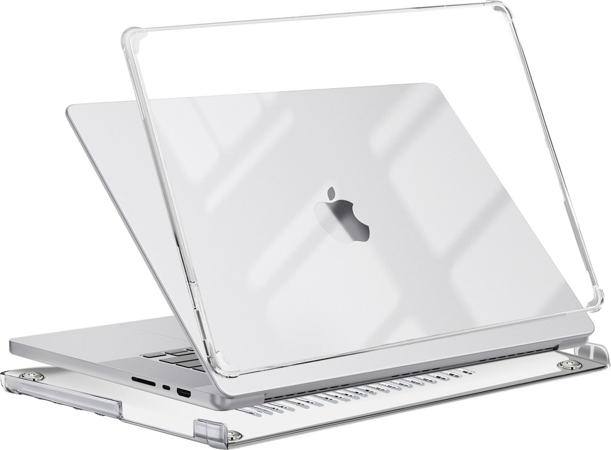 Supcase, Volledige hoes voor MacBook Pro 14 2023, 2022 en 2021 Schokbestendig, Transparant