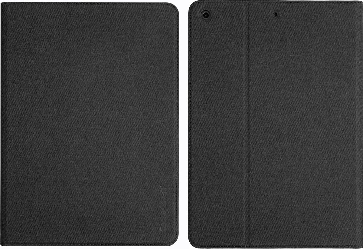 Gecko Covers Hoes voor de Apple iPad 10.2 (19/20/21) Easy-Click 2.0 Cover - Zwart