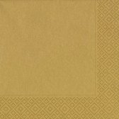 40 Zwart-Gouden Servetten – 33x33 Cm, Golvend Rand, ‘Happy Birthday’ Folie – Feestelijke Wegwerpservetten Voor Verjaardagen, Bruiloften & Cocktailparty's