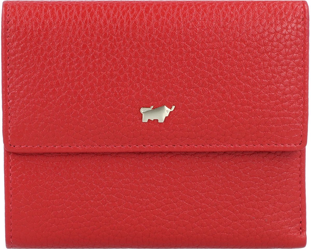 Braun Büffel Asti Portemonnee RFID Leer 12 cm - Unisex - Horizontaal - rot