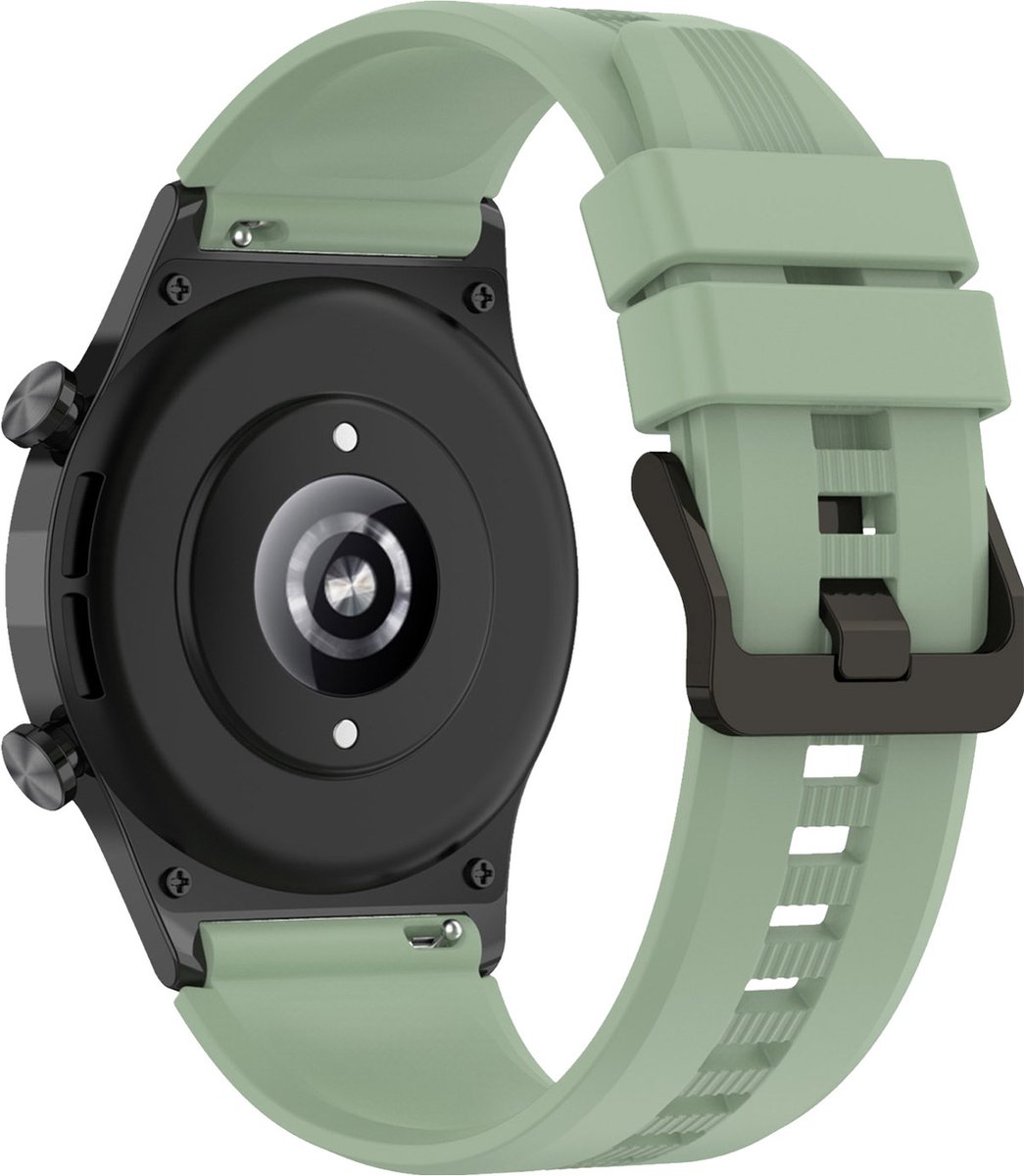 Band Geschikt voor Honor Watch GS3 Silicone Soft Touch Bleekgroen