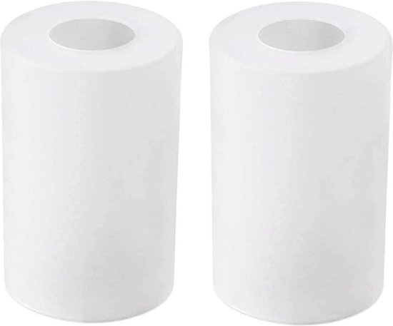 Lampenkap set van 2, E27 reserveflas, lampglas