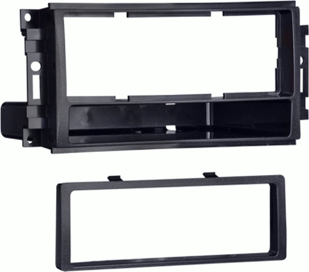 1-DIN radiopaneel met opbergvak Chrysler/Dodge/Jeep/Lancia/VW (METRA)