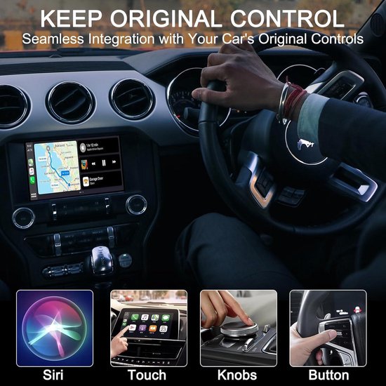Bekabelde naar draadloze CarPlay adapter - converteer CarPlay bekabeld naar draadloos - eenvoudige installatie - auto's vanaf 2015 - iOS 10+ Carplay dongle 2.0 van Beka — afbeelding 2