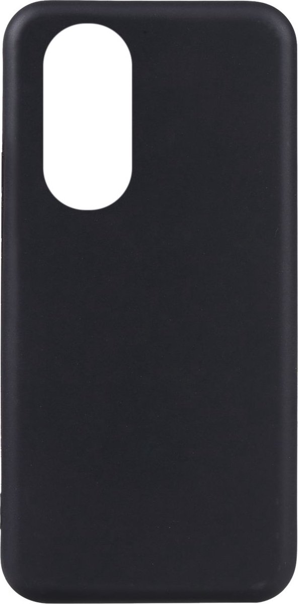 Mobigear Hoesje geschikt voor OPPO Reno 8T 5G Telefoonhoesje Flexibel TPU | Mobigear Colors Backcover | Reno 8T 5G Case | Back Cover - Zwart