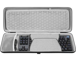 Harde schaal reisdraagtas voor TKL 80% compacte 87 toetsen computer mechanisch gaming-toetsenbord - Compatibel met Logitech G915 TKL+G502 muis