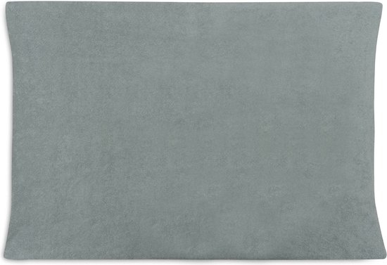 Jollein Pure Knit Leaf Green 75 x 85 cm GOTS Aankleedkussenhoes