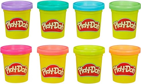 Play-Doh 8 Pack - Boetseerklei - Felle Kleuren
