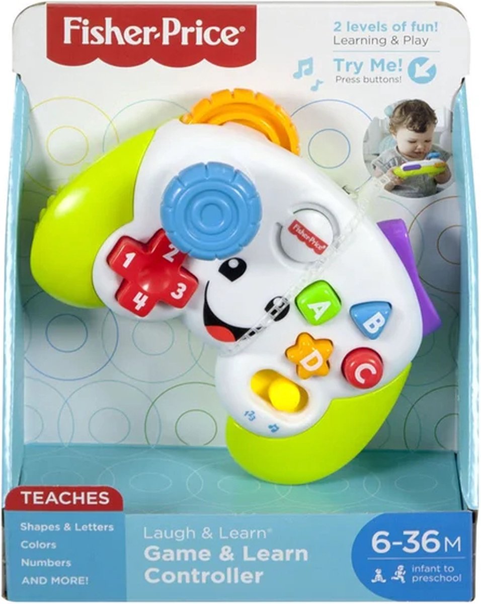 Fisher-Price Leerplezier Spelen en Leren Controller - Muzikaal babyspeelgoed met lichtjes — afbeelding 23