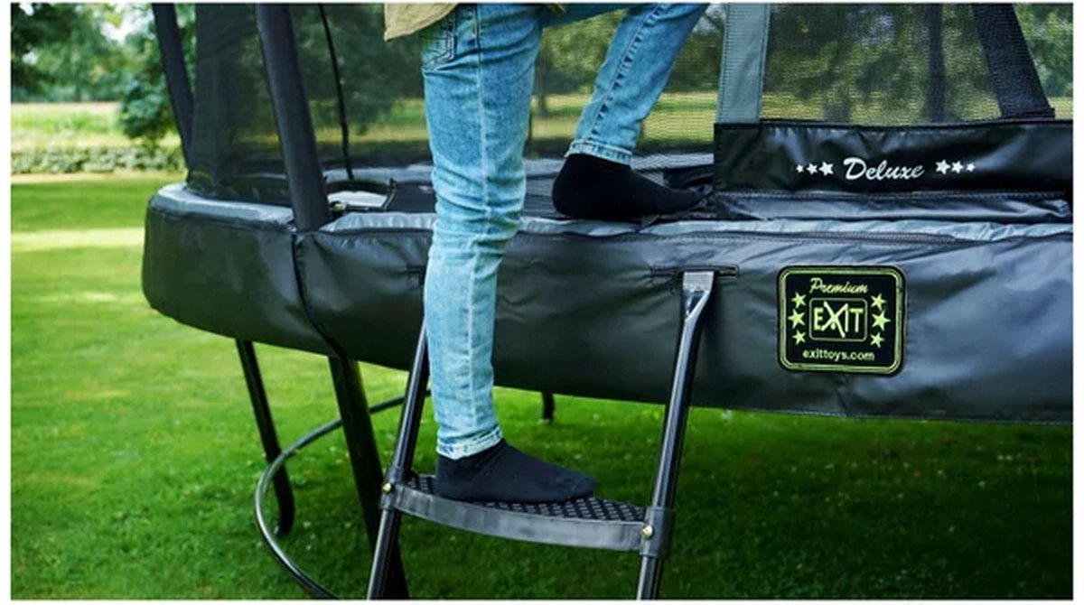 EXIT Trampoline Ladder Framehoogte 80-95cm