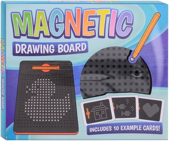 Tableau à Dessin Magnétique Avec Stylo Et Billes – Planche Créative Réutilisable Pour Enfants