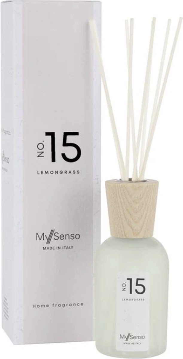 My Senso - Geurstokjes 'N° 15' (Lemongrass, 240ml)