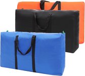 2 stuks bagagetassen, Oxford-opbergtassen, reisbagage-draagtassen, ademende canvas opbergtassen, geschikt voor beddengoed, dekbedden, dekens, kleding (80 x 45 x 25 cm