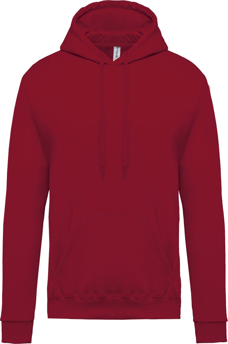 Kariban Herensweater met capuchon K476 - Cherry Red - S