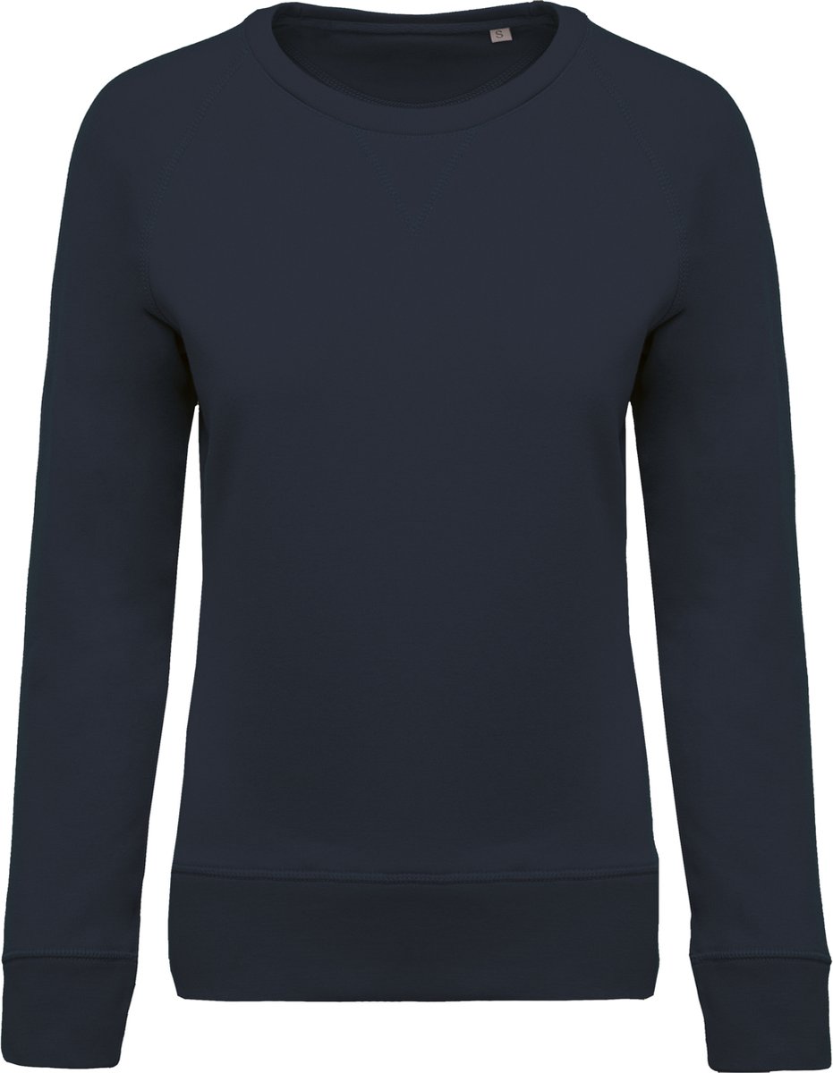 Kariban Damessweater BIO ronde hals raglanmouwen K481 - Navy - XXL