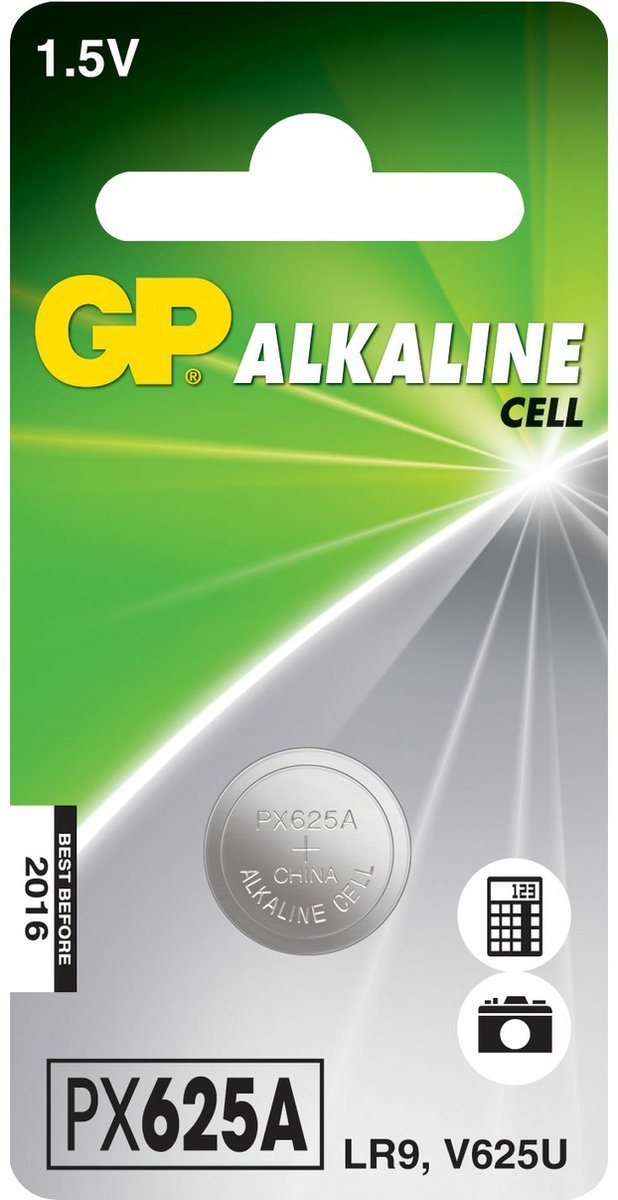 GP LR9 Knoopcel Alkaline Batterij