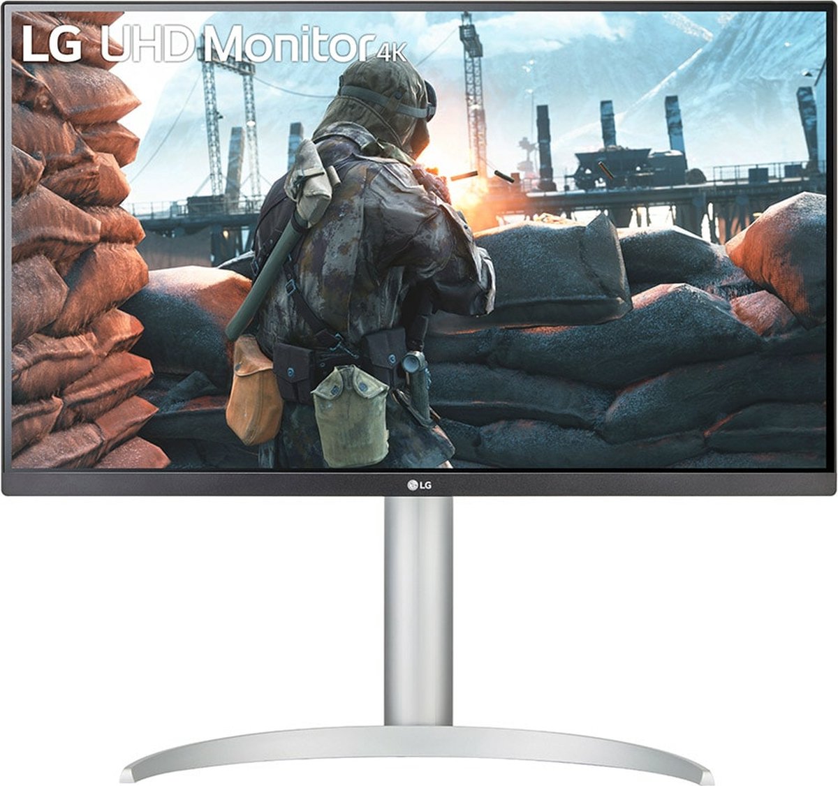 LG 27UP650P-W.AEU - 27 inch - 3840 x 2160 (Ultra HD 4K) - IPS-paneel - in hoogte verstelbaar